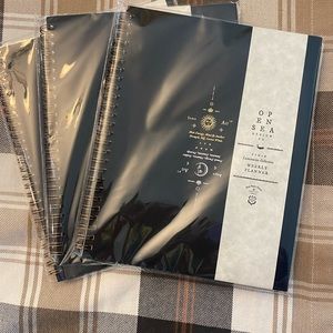 Open Sea Design | Luminaries Collection | Weekly Planner | Black | Bundle of 3